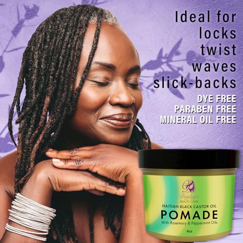 Doyley's Haitian Black Castor Oil Pomade 4oz - Hair Growth & Frizz Control