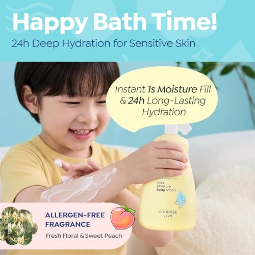 GOONGBE Kids Body Lotion - 24-Hour Moisture for Sensitive Skin