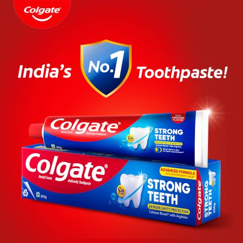 Colgate Strong Teeth Saver Pack Toothpaste 300g with Toothbrush