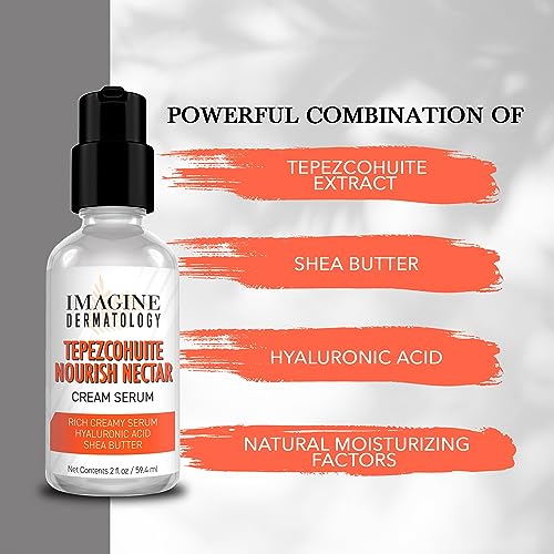 Tepezcohuite Nourish Nectar Cream Serum with Hyaluronic Acid - 2 fl oz