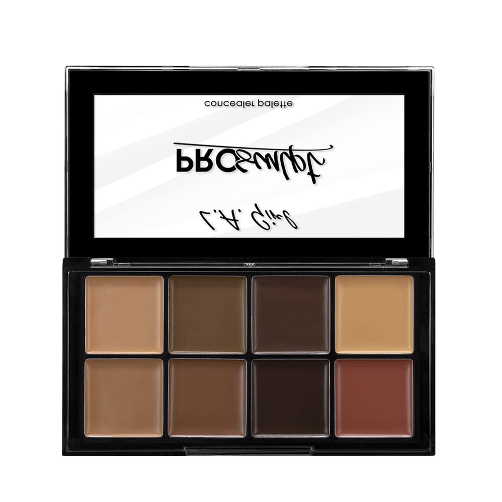 L.A. Girl Pro Sculpt Concealer Palette - Deep Shade for Flawless Coverage
