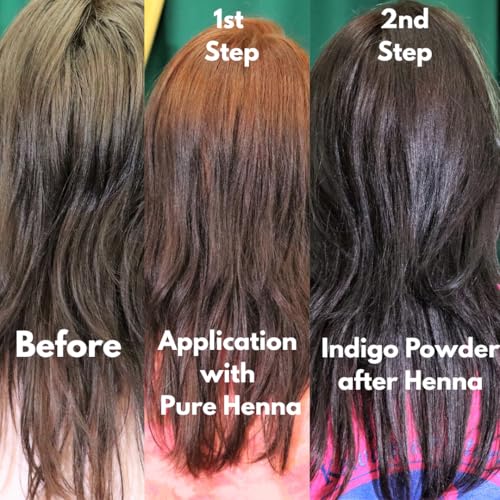 200g Indigo Powder Hair Dye by The Henna Guys - Natural Color