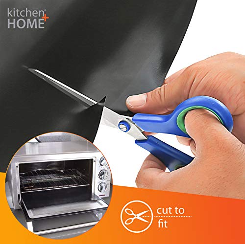 Heavy Duty Toaster Oven Liner - Non-Stick & Reusable, 2 Pack