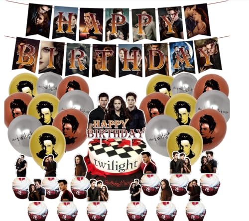 Twilight Movie Birthday Party Supplies - Complete Party Decoration Set