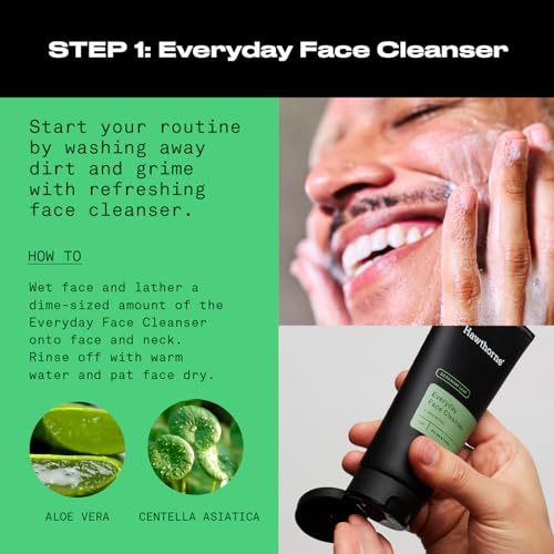 Hawthorne Everyday Men’s Skin Care Kit - Natural Face Wash & Moisturizer