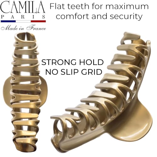 Camila Paris 4.55" Large French Claw Clip - Luxury Cellulose Acetate