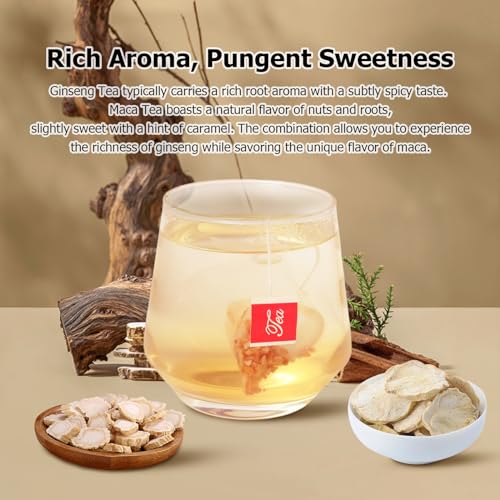 Ginseng Maca Herbal Tea - Caffeine-Free, 20 Tea Bags
