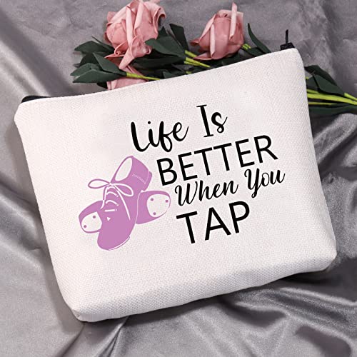When You Tap Makeup Bag - MEIKIUP Cosmetic Bag for Dancers