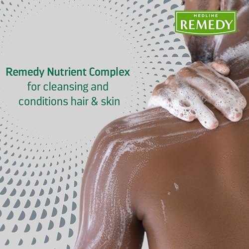 Medline Remedy No-Rinse Foam Cleanser - 4 oz, Moisturizing Body Wash
