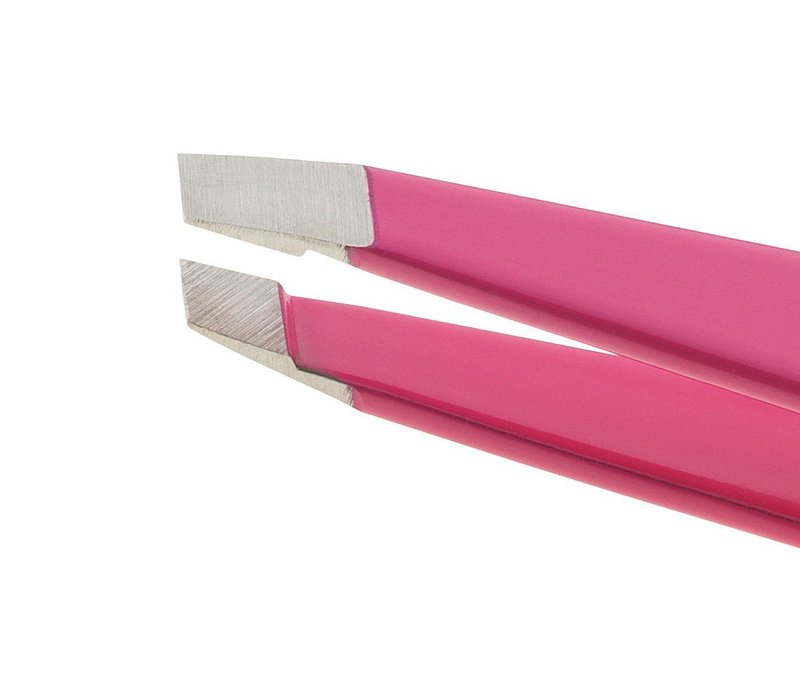 Tweezerman Stainless Steel Slant Pink Tweezer