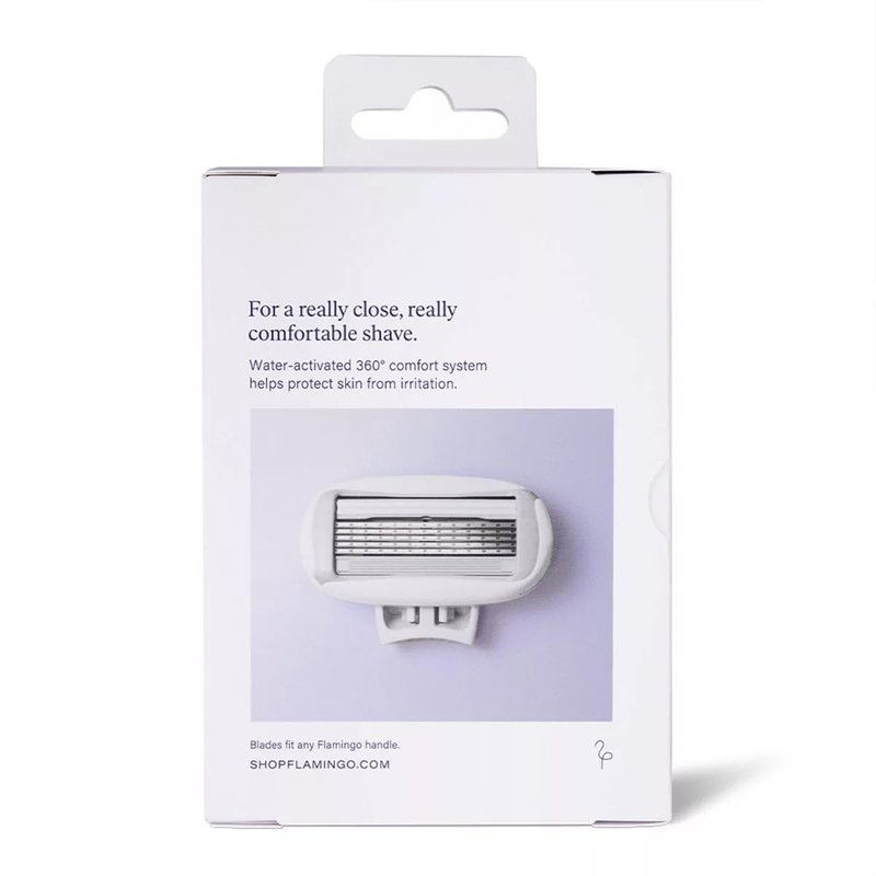 Flamingo Women's Razor Blade Refills - 5-Blade Refill Cartridges - 8ct