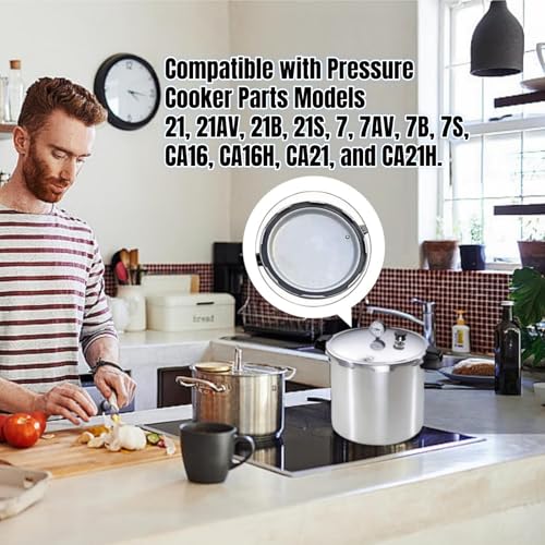 Pressure Canner Sealing Ring 09907 & Overpressure Plug Set - 2 Pack