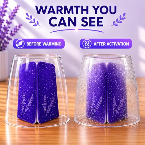 Lavender Steam Eye Mask - Self-Heating, Relaxing, Disposable for Sleep & Travel, 16 Pack