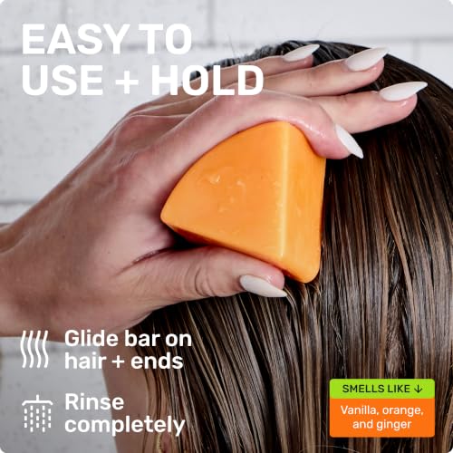 Ethique Volumizing Conditioner Bar with Biotin - Travel Size, Plant-Based, Suitable for Color-Treated Hair