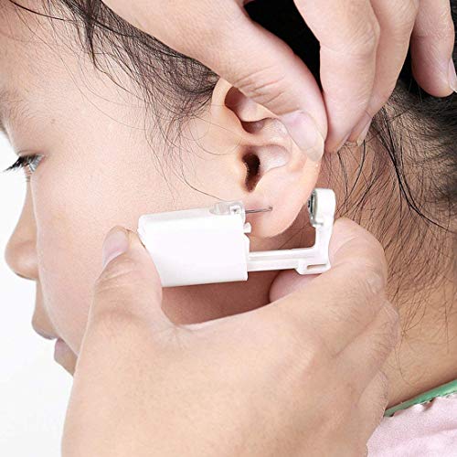 XUKEKOY Ear Piercing Gun Kit - 2 Pack Disposable with Ear Studs