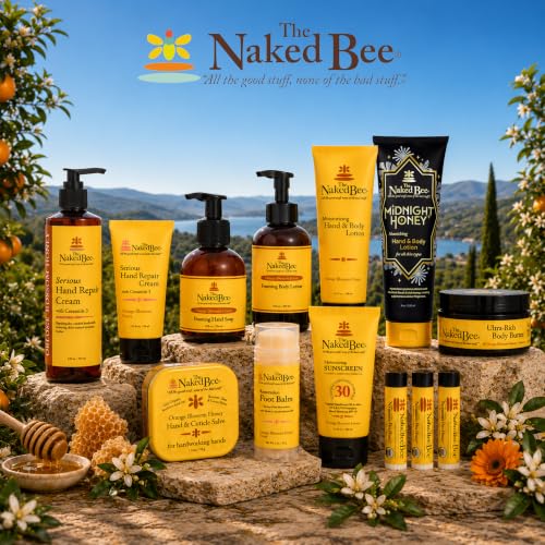 The Naked Bee Gel Cleanser with Orange Blossom Honey - 1 oz Daily Facial Wash for All Skin Types