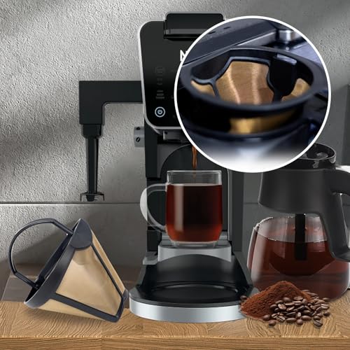 Reusable Coffee Filter for Ninja Brewers - BPA-Free Permanent Cone Filter