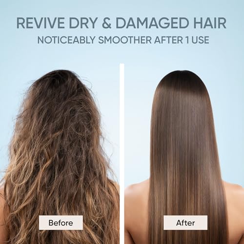 SUNATORIA Keratin Hair Mask - Deep Repair for Dry, Damaged Hair - Hydrolyzed Keratin, Hyaluronic Acid, Argan Oil and Collagen - Sulfate-Free, Paraben-Free| 8.5 fl oz