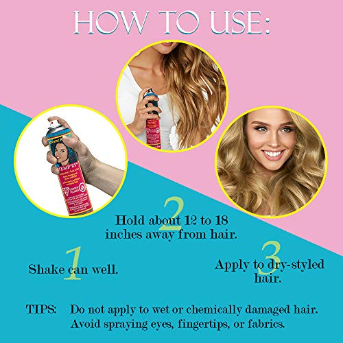 Jerome Russell Blonde Temporary Hair Color Spray - 3 Pack (2.2 oz Each)
