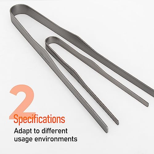 TiTo Titanium BBQ Tongs - Lightweight, Non-Rust Cooking Utensils for Grill & Camping