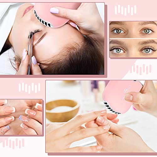 Honoson 3Pcs Nano Fan & Facial Steamer Set for Lash Extensions, Pink