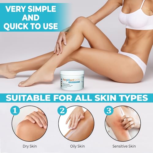 PerpHectSKIN Dry Skin Relief Cream with Cupuau & Shea Butter - 8 Oz