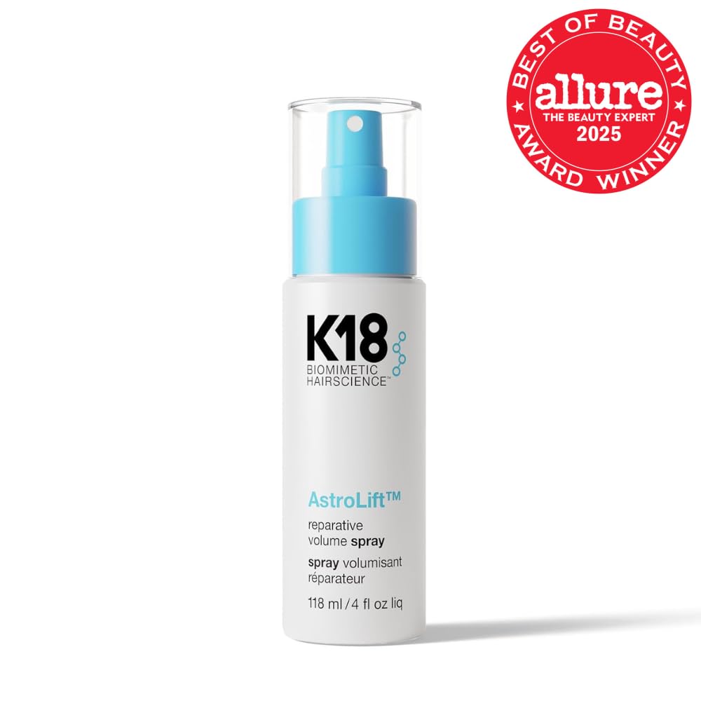 K18 AstroLift™ Volume Spray - 2-Day Hair Thickening & Hold for Fine, Fragile Hair | Non-Sticky, Humidity-Resistant Formula
