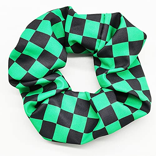 Anime Hair Scrunchies - 4 Pcs Elastic Ponytail Holders for Cosplay