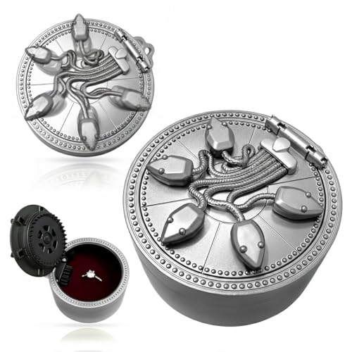 Five Serpent Mechanical Ring Box - Intricate Collectible Jewelry Display