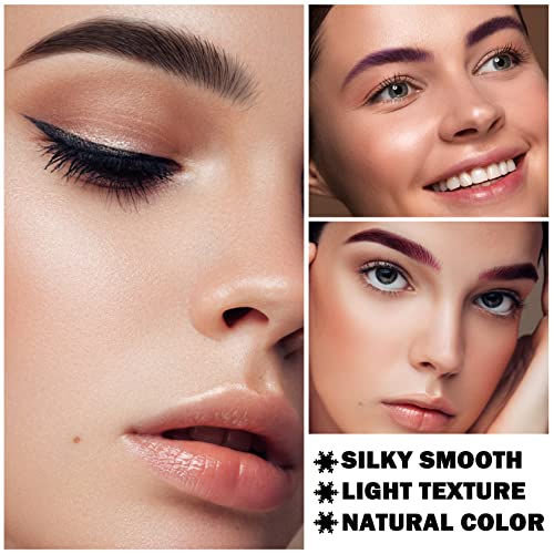 XINGXYUEL Eyebrow Pomade Cream 9# Wine Waterproof Long Lasting with Brush