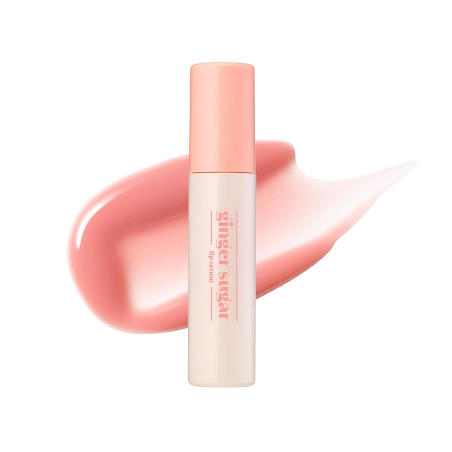 Ginger Sugar Lip Serum - Moisturizing Lip Balm with Mega Tip Applicator | Nude Beige, 13g