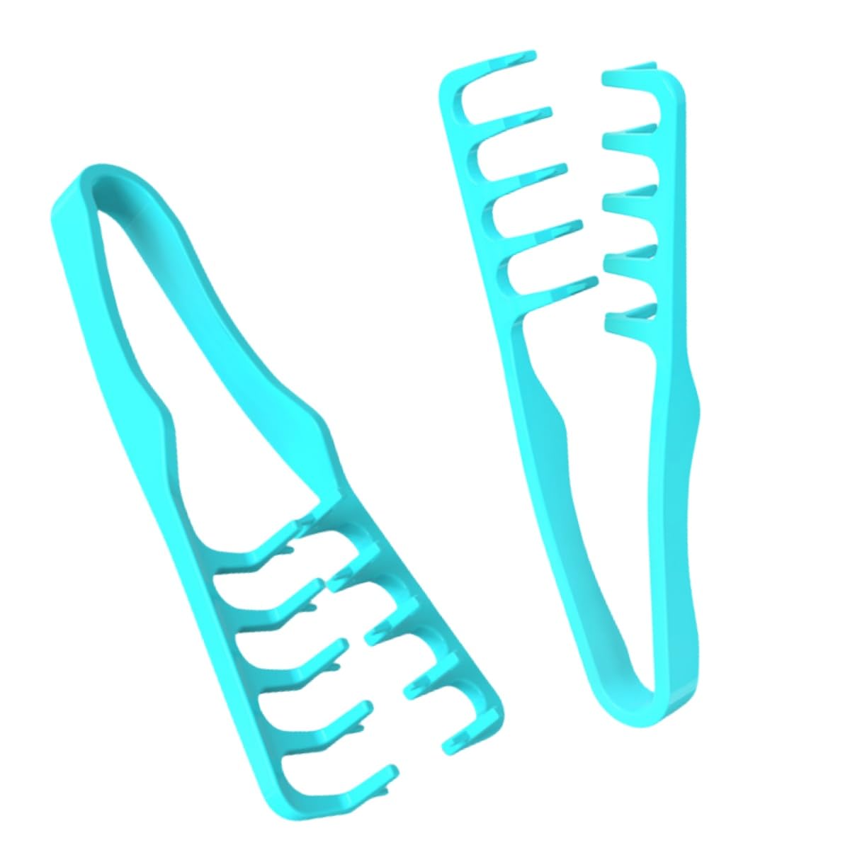 Voluminous Wide-Toothed Hair Comb - Fluffy Texture | Durable ABS Plastic with Textured Grip