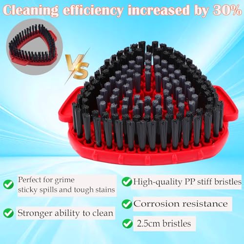 Replacement Mop Scrub Brush Set for Ocedar RinseClean Spin Mop