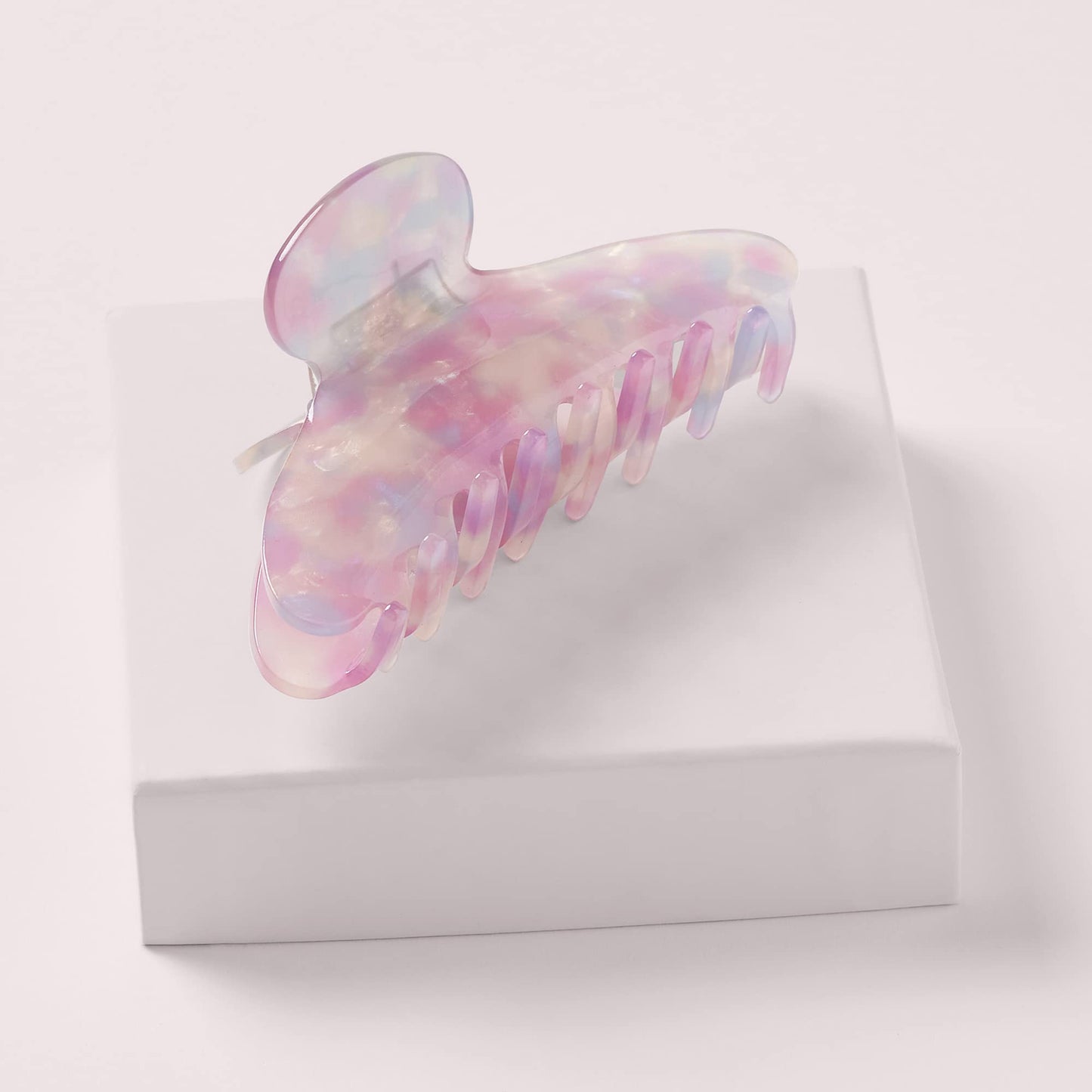 The Hair Edit Unicorn Clip - Large Opalescent Marble Claw Clip