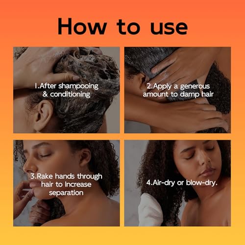 Yniquet Argan Oil Curl Defining Cream - Anti-Frizz Moisturizing Cream for Wavy & Curly Hair 9.46 FL OZ