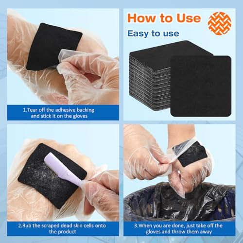 Threlaco Dermaplaning Blade Wiping Pads for Gloves - 100 Pack