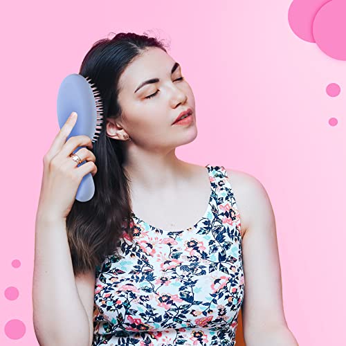 Sawysine 14-Piece Mini Detangler Hair Brush Set with Gentle Bristles, Classic Colors