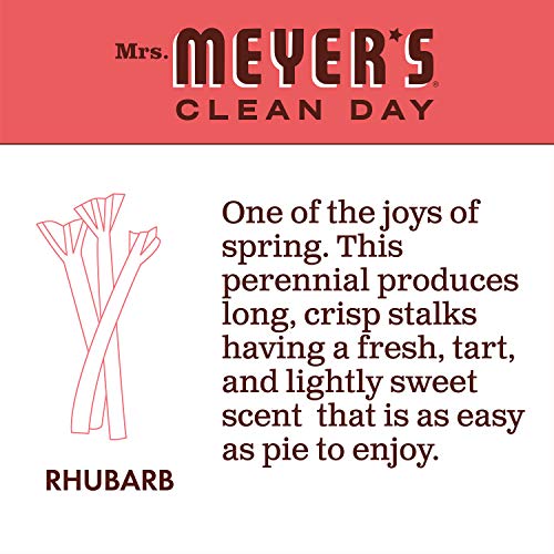 Mrs. Meyer's Clean Day Liquid Hand Soap, Rhubarb Scent, 12.5 fl. oz (Pack of 3)