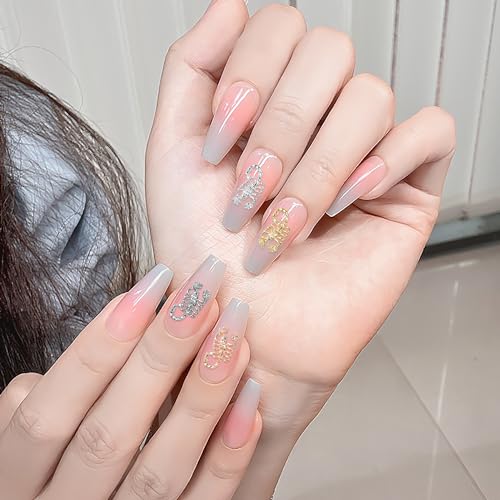 DANNEASY 30Pcs 3D Scorpion Nail Charms – Scorpion-Shape Alloy Nail Art, Flat-Back, Gold/Silver/Rose Gold/Black, Variation: Scorpion Series 3