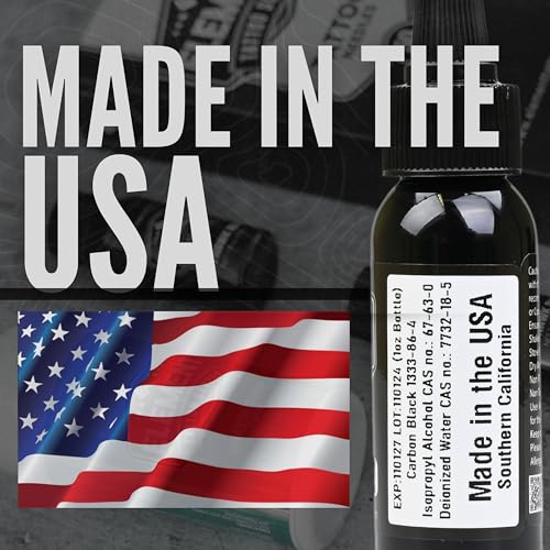 Element Tattoo Supply Nighthawk Black Tattoo Ink 1oz | Professional Ultra Dark High Pigment Lining Packing Shading Bold Lines Deep Healed Results Made in USA
