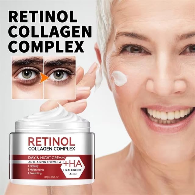 Retinol Anti-Aging Face Moisturizer with Collagen & Hyaluronic Acid