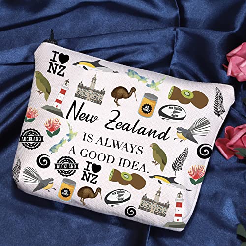 New Zealand Is Always Cosmetic Bag - POFULL Travel Organizer