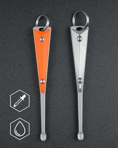 MecArmy EI2 Titanium G10 Earwax Removal Keychain EDC Ear Pick