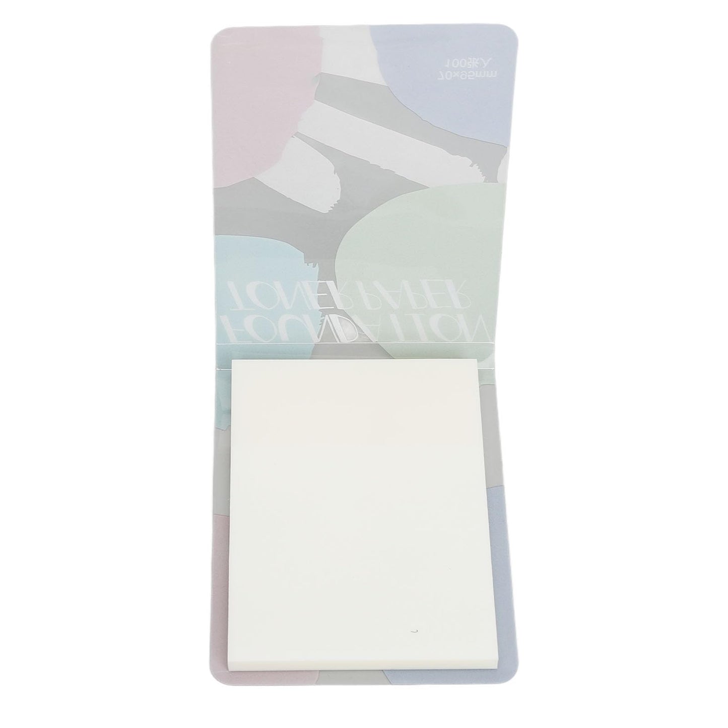 200Pieces Makeup Mixing Palette Papers, Disposable Cosmetic Palette Paper, Disposable Nail Polish Paper for Blending Foundation, Concealer, Eyeshadow with 2Pcs Mixing Stick