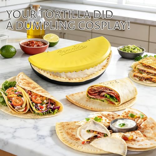 Tortilla Crimper & Sealer for 10-12” Flour Tortillas - BPA-Free