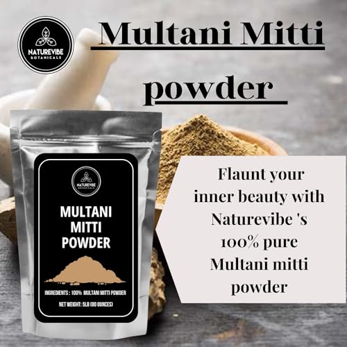 Multani Mitti Powder 5lb - Pure Fullers Earth for Face Masks