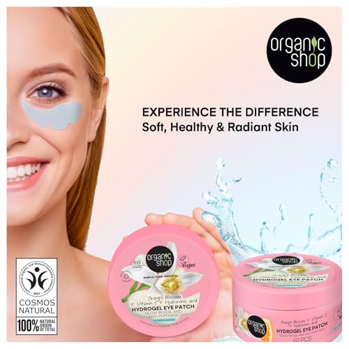 Hyaluronic Acid & Vitamin C Hydrogel Eye Patches - 60 Pcs