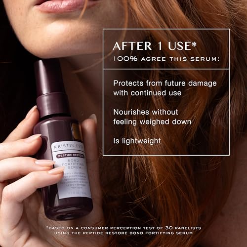 Kristin Ess Peptide Restore Fortifying Hair Serum 1.7 fl oz - Damage Repair & Heat Protectant
