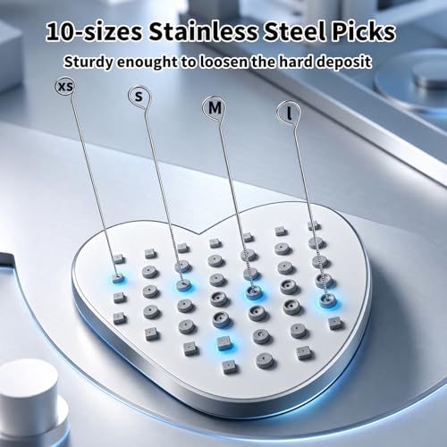 Shower Head Cleaner Tool - 50 PCS Brush & Picks Set for Clogs