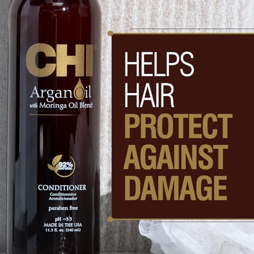 CHI Argan Oil Conditioner 11.5 Oz - Strengthens & Moisturizes Hair
